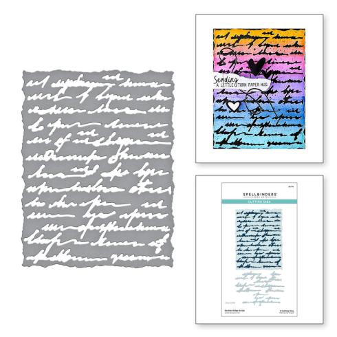 Preview: Spellbinders - Stanzschablone "Deckled Edge Script" Dies