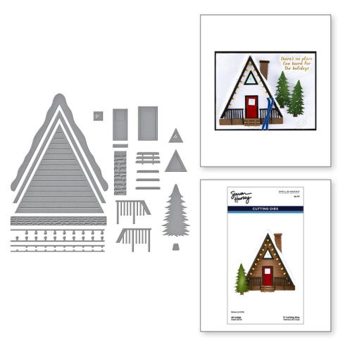 Preview: Spellbinders - Stanzschablone "Ski Lodge" Dies