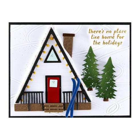 Spellbinders - Stanzschablone "Ski Lodge" Dies