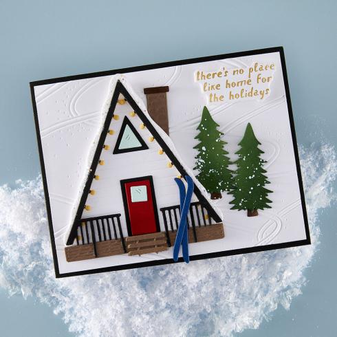 Spellbinders - Stanzschablone "Ski Lodge" Dies