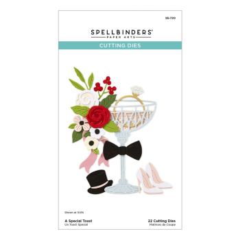 Spellbinders - Stanzschablone "A Special Toast" Dies