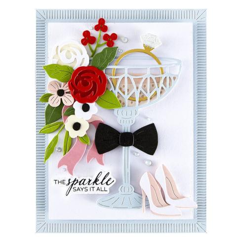 Spellbinders - Stanzschablone "A Special Toast" Dies