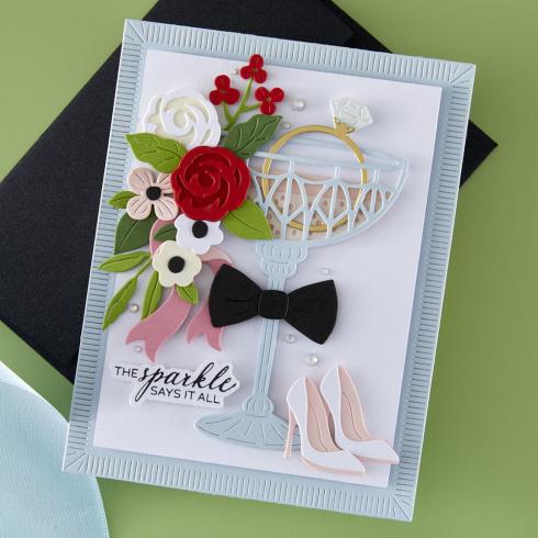 Spellbinders - Stanzschablone "A Special Toast" Dies