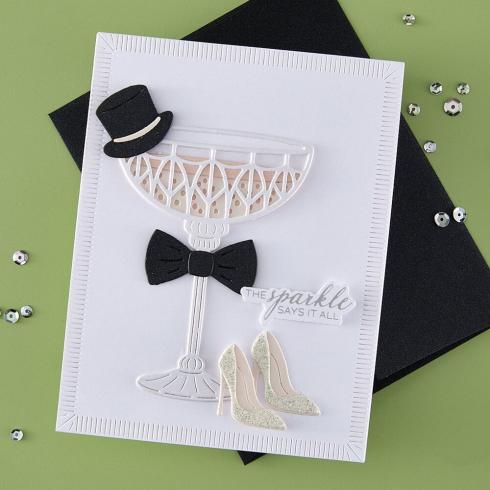 Spellbinders - Stanzschablone "A Special Toast" Dies