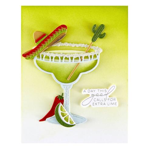 Spellbinders - Stanzschablone "Sip Sip Ole'" Dies