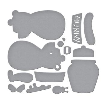 Preview: Spellbinders - Stanzschablone "Classic Pooh" Dies