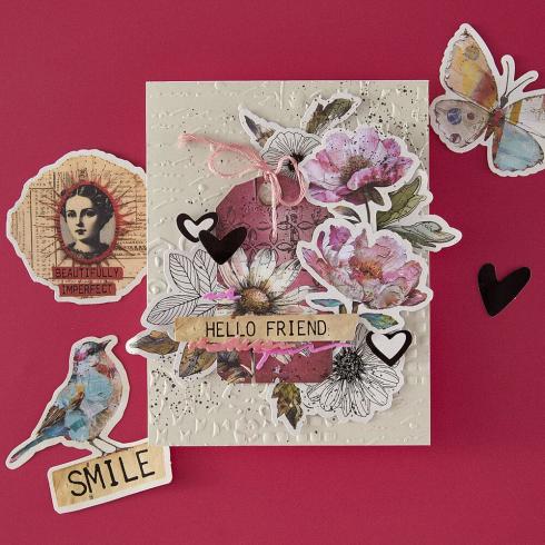 Preview: Spellbinders - Stanzteile "Beautifully Imperfect" Die Cuts