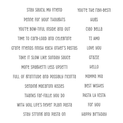 Preview: Spellbinders - Stempelset "Stay Saucy" Clear Stamps