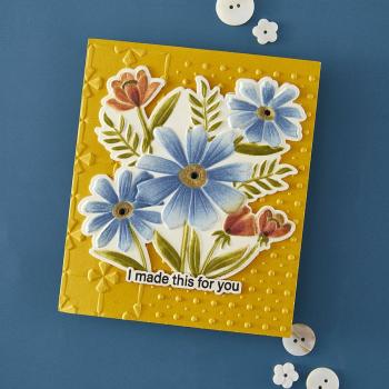 Preview: Spellbinders - Prägefolder & Schablone "Thank You Bouquet Bundle" Embossingfolder & Stencil by 
