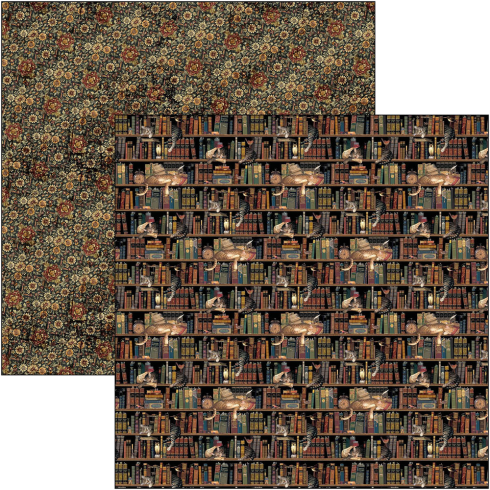 Preview: Ciao Bella - Designpapier "Book Lovers" Paper Pack 12x12 Inch - 12 Bogen