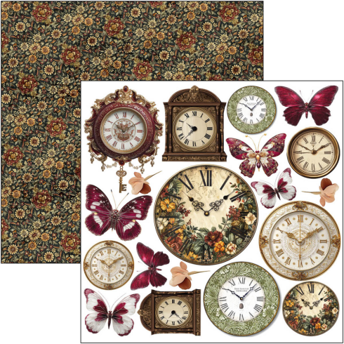 Preview: Ciao Bella - Stanzteile "Book Lovers" Fussy Cut Pad - 24 Bogen