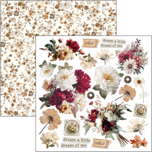 Preview: Ciao Bella - Stanzteile "Book Lovers" Fussy Cut Pad - 24 Bogen