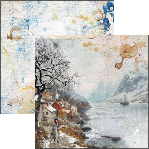 Ciao Bella - Designpapier "An Artist Journey" Paper Pack 12x12 Inch - 12 Bogen