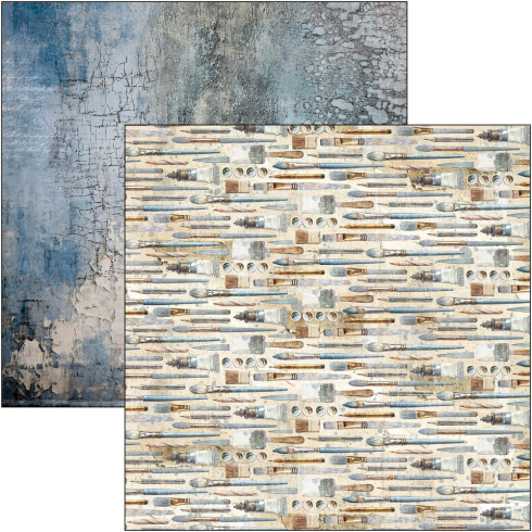 Ciao Bella - Designpapier "An Artist Journey" Paper Pack 12x12 Inch - 12 Bogen