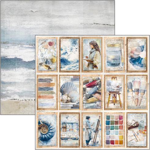 Ciao Bella - Designpapier "An Artist Journey" Paper Pack 12x12 Inch - 12 Bogen