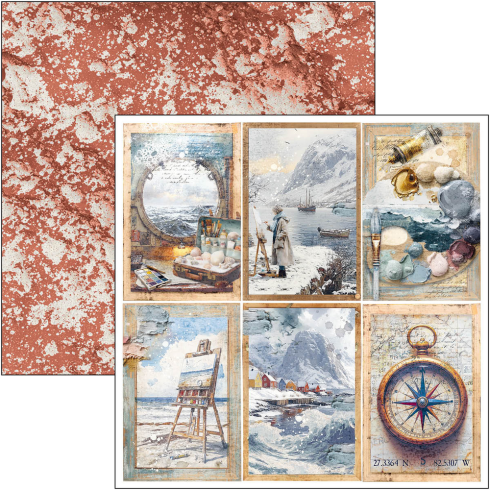 Ciao Bella - Designpapier "An Artist Journey" Paper Pack 8x8 Inch - 12 Bogen