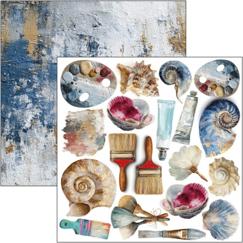 Ciao Bella - Stanzteile "An Artist Journey" Fussy Cut Pad - 24 Bogen