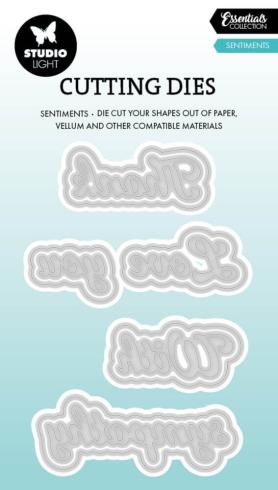 Studio Light - Stanzschablone "Sentiments" Dies