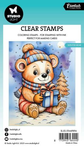 Preview: Studio Light - Stempel "Winter Bear" Clear Stamps