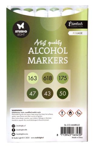 Preview: Studio Light - Alkoholmarker "Foliage" Alcohol Markers
