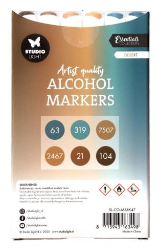 Preview: Studio Light - Alkoholmarker "Desert" Alcohol Markers
