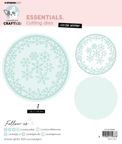 Preview: Creative Craft Lab - Studio Light - Stanzschablone "Circle Winter" Dies