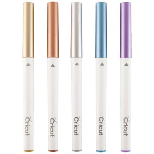 Cricut Metallic Stifte - Metallic Medium Point Pen 5er Set