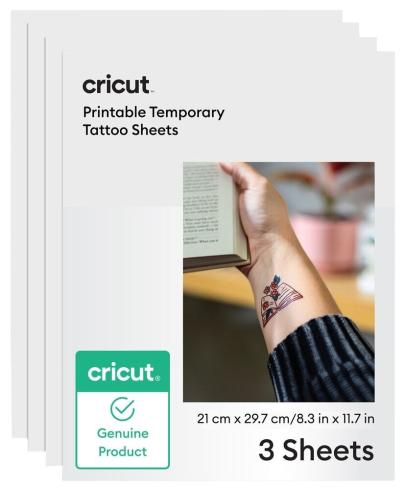 Cricut - Printable Tattoo Paper A4 "Transparent"