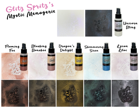 Preview: Lindys Stamp Gang - Glitz Spritz Spray "Blushing Banshee" 59ml