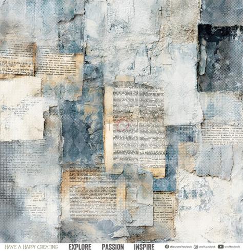 Preview: Craft OClock - Designpapier "Timeless Grace" Paper Pack 12x12 Inch - 6 Bogen