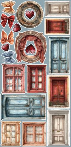 Preview: Craft OClock - Ausschneidebogen "Timeless Grace" Extra Set Timeless - 18 Bogen