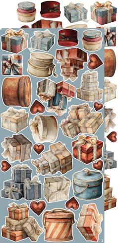 Craft OClock - Ausschneidebogen "Timeless Grace" Extra Set Timeless - 18 Bogen