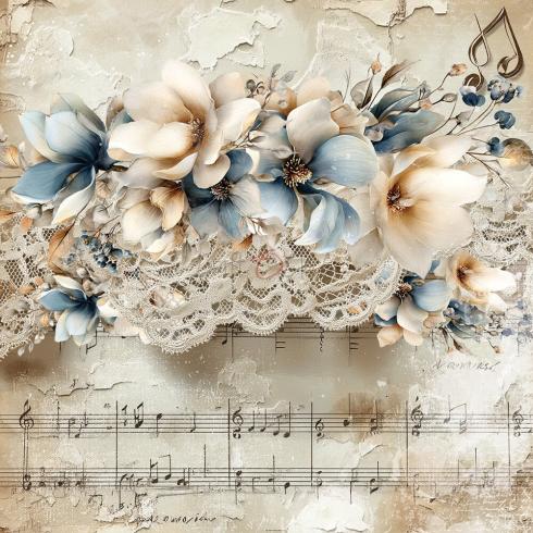 Preview: Craft OClock - Designpapier "Melody of My Soul" Paper Pack 8x8 Inch - 24 Bogen