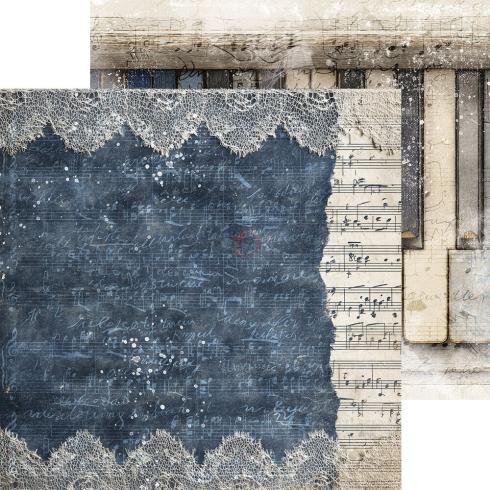 Craft OClock - Designpapier "Melody of My Soul" Basic Paper Pack 8x8 Inch - 24 Bogen