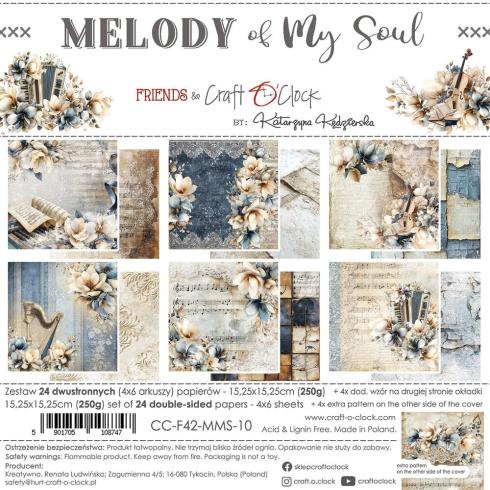 Craft OClock - Designpapier "Melody of My Soul" Paper Pack 6x6 Inch - 24 Bogen