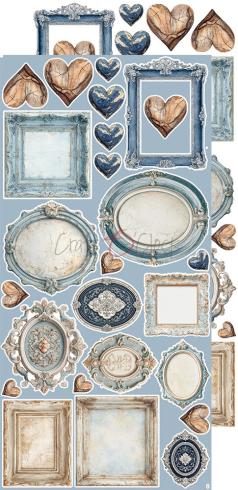 Craft OClock - Ausschneidebogen "Melody of My Soul" Extra Set Flowers & More - 18 Bogen