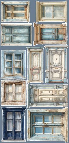 Preview: Craft OClock - Ausschneidebogen "Melody of My Soul" Extra Set Mix - 18 Bogen