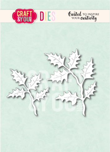 Craft & You Design - Stanzschablone "Big Holly Leaves" Dies