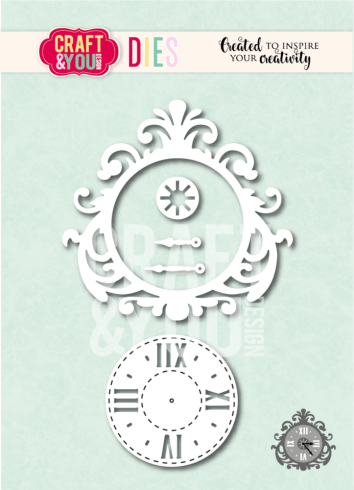 Craft & You Design - Stanzschablone "Clock" Dies