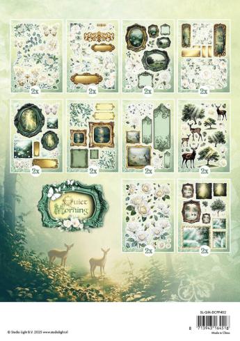 Preview: Studio Light - Stanzteile "Quiet Morning" Die Cut Block - 20 Bogen