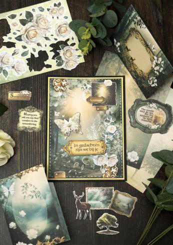 Preview: Studio Light - Stanzteile "Quiet Morning" Die Cut Block - 20 Bogen