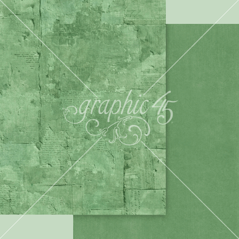 Preview: Graphic 45 - Designpapier "Journaling Through Time" Patterns & Solid Pad 8,5x11 Inch - 16 Bogen