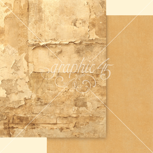 Preview: Graphic 45 - Designpapier "Journaling Through Time" Patterns & Solid Pad 8,5x11 Inch - 16 Bogen