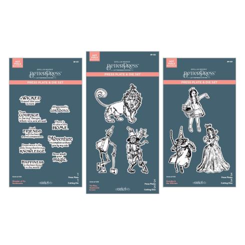 Spellbinders - Buchdrucktechnik "Wonder of Oz Bundle" BetterPress Plate & Dies