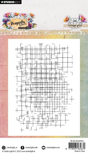 Preview: Studio Light - Stempel "Grunge Grid" Clear Stamps
