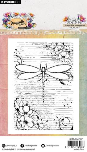 Preview: Studio Light - Stempel "Dragonfly Background" Clear Stamps