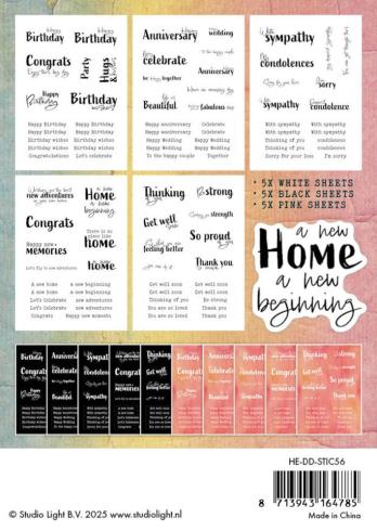 Preview: Studio Light - Aufkleber "Dragonfly Dreams" Sticker Pad