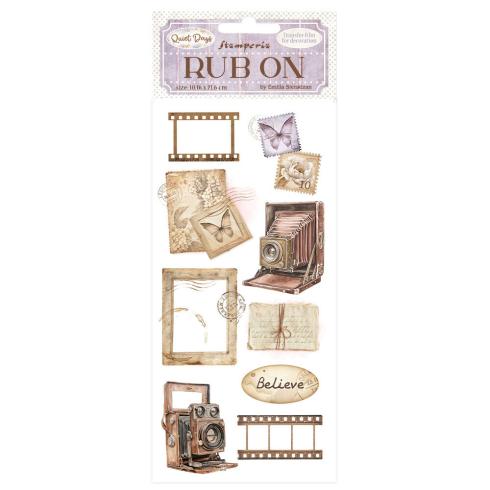 Stamperia - Transfer Aufkleber "Vintage Photography" Rub-On