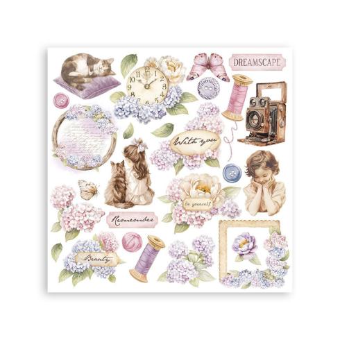 Preview: Stamperia - Transfer Aufkleber "Quiet Days" Rub-On