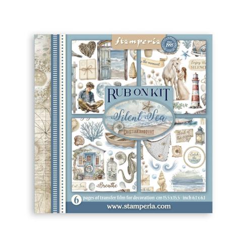 Stamperia - Transfer Aufkleber "Silent Sea" Rub-On